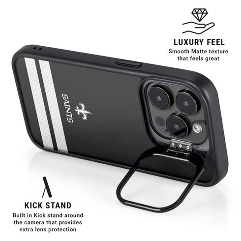 NFL New Orleans Saints Shutout iPhone 15 Pro Kickstand Case